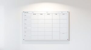 Como Fazer um Planner de Parede Usando Quadro Branco